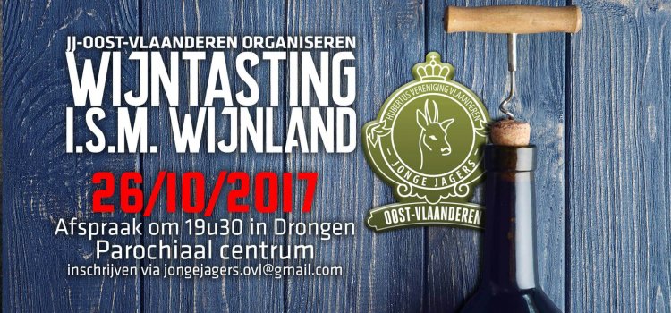 Wijndegustatie Jong Jagers Oost-Vlaanderen
