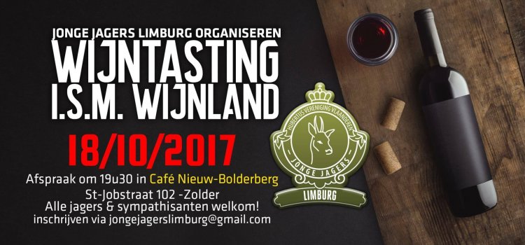 Wijntasting Jonge Jagers Limburg