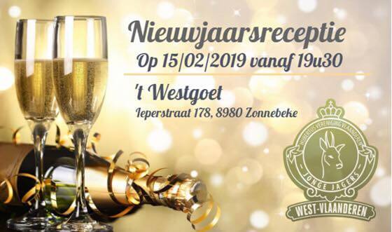 Nieuwjaarsreceptie Jong Jagers West-Vlaanderen