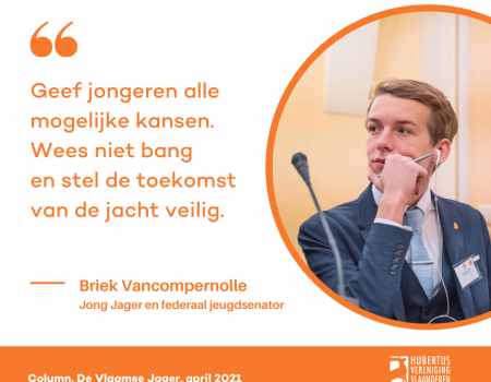 Column: De jeugd wil jagen Column: De jeugd wil jagen