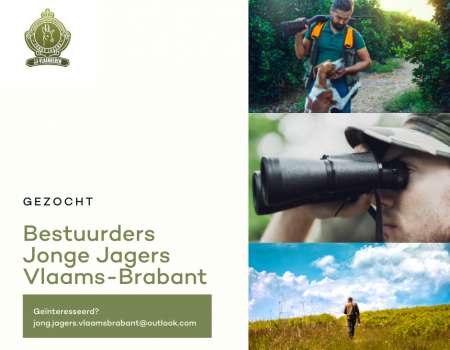 Gezocht: bestuurders Jonge Jagers Vlaams-Brabant Gezocht: bestuurders Jonge Jagers Vlaams-Brabant