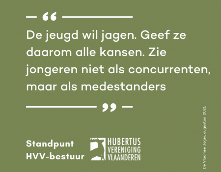 Standpunt: nieuwe generatie jagers Standpunt: nieuwe generatie jagers