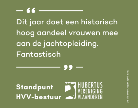 Standpunt: de jacht verbreedt Standpunt: de jacht verbreedt