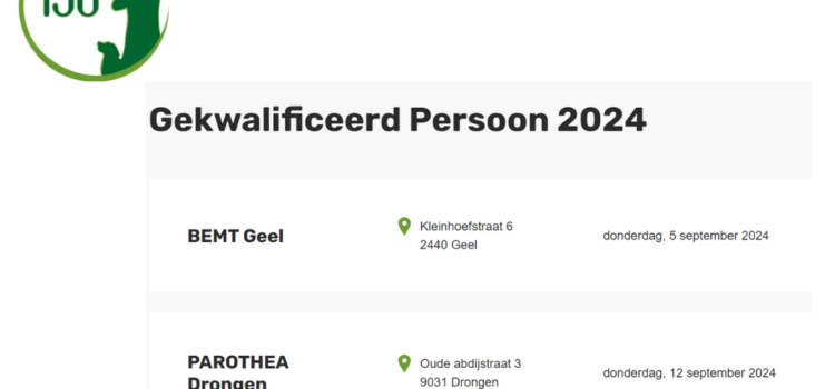 Opleiding gekwalificeerd persoon